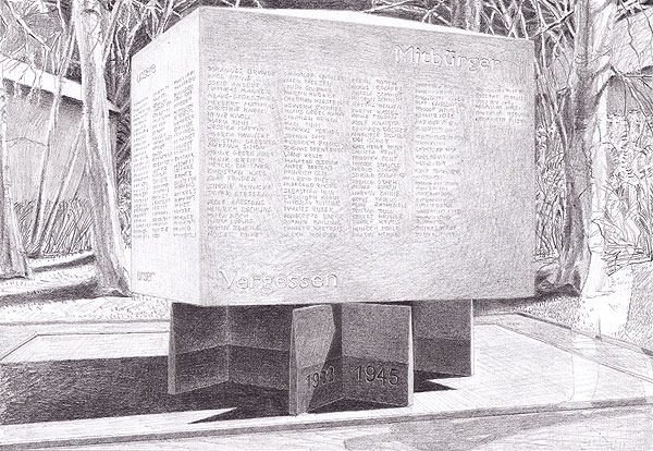 wettbewerbsbeitrag-visionszeichnung-bleistift-ns-mahnmal-wasserburg